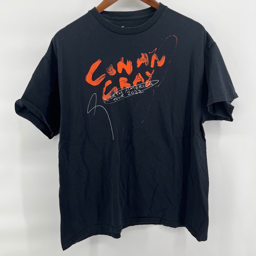 Conan Gray North America Tour 2022 Black T-Shirt XL Concert Merch Pop Art